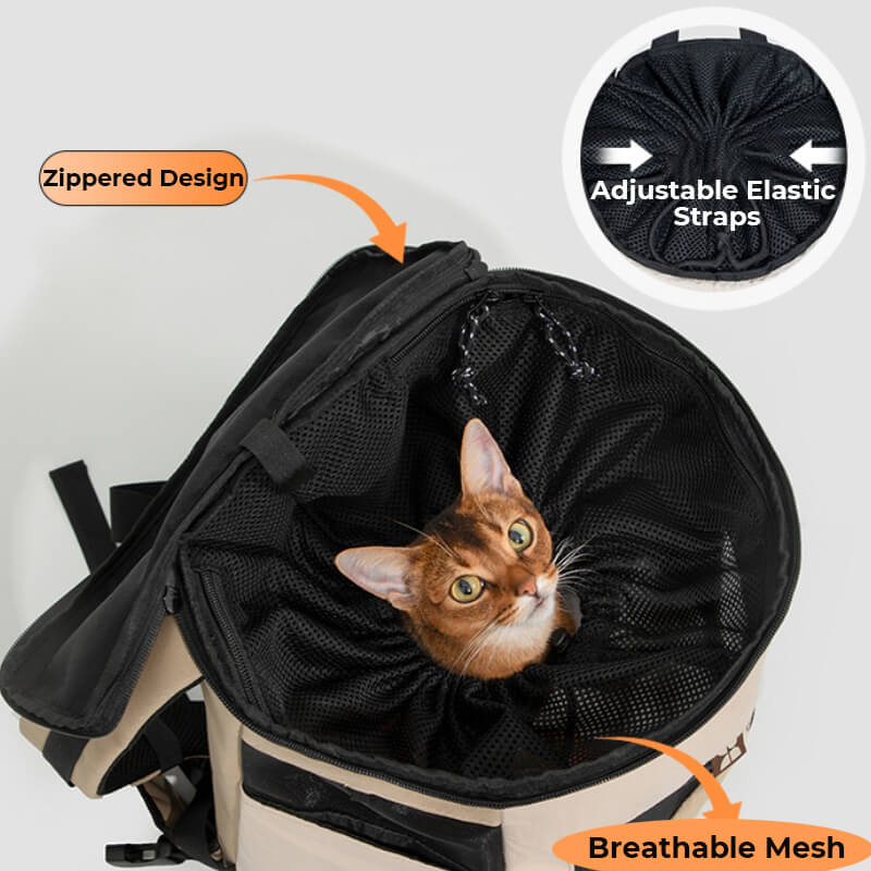 Bolsa de viagem portátil para animais de estimação ao ar livre mochila impermeável para gatos