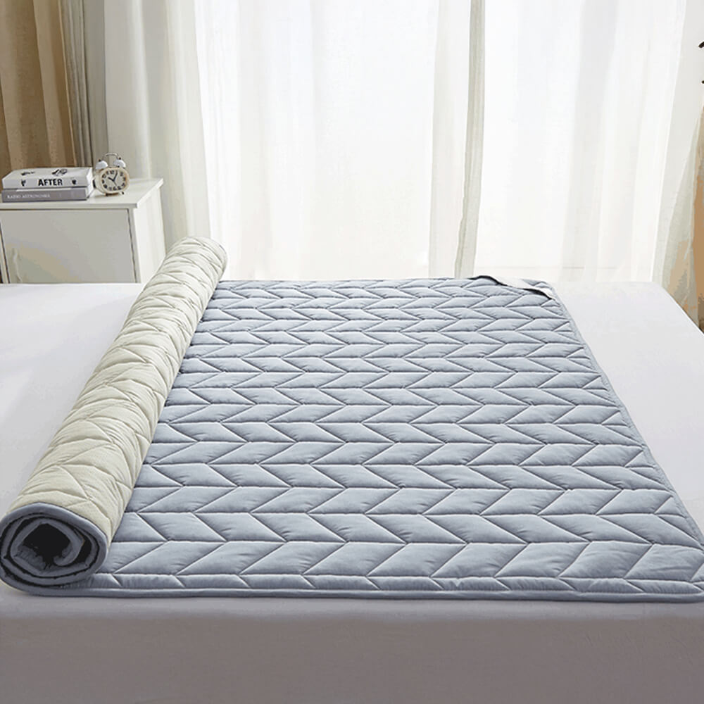 Pure Cotton Breathable Comfortable Non-Slip Mattress Topper