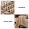 Thickened Herringbone Warming Plush Multi-Functional Blanket Couch Cover