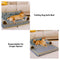 Stripe Waterproof Foldable Large Dog Sofa Bed - Sunny Siesta