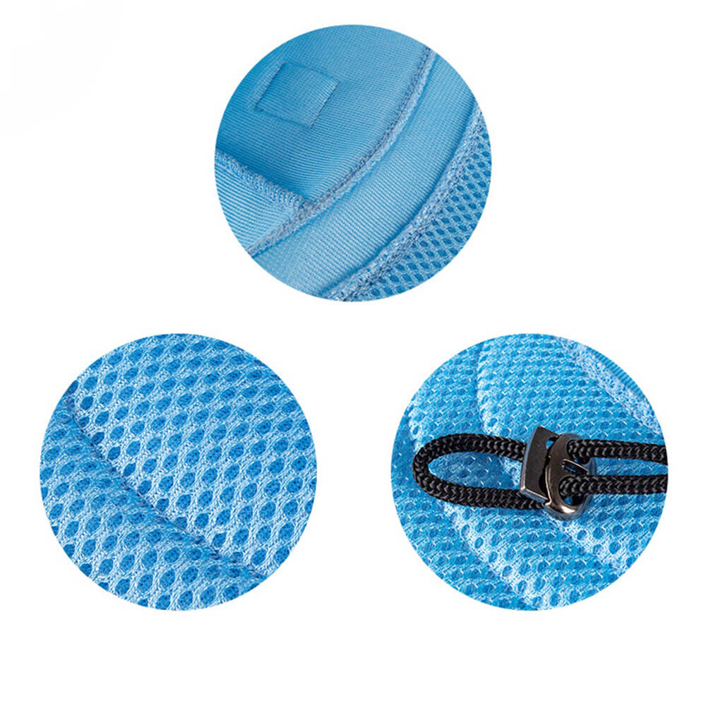 Adjustable Blue Dog Sun Hat - Stylish Protection for Your Pup