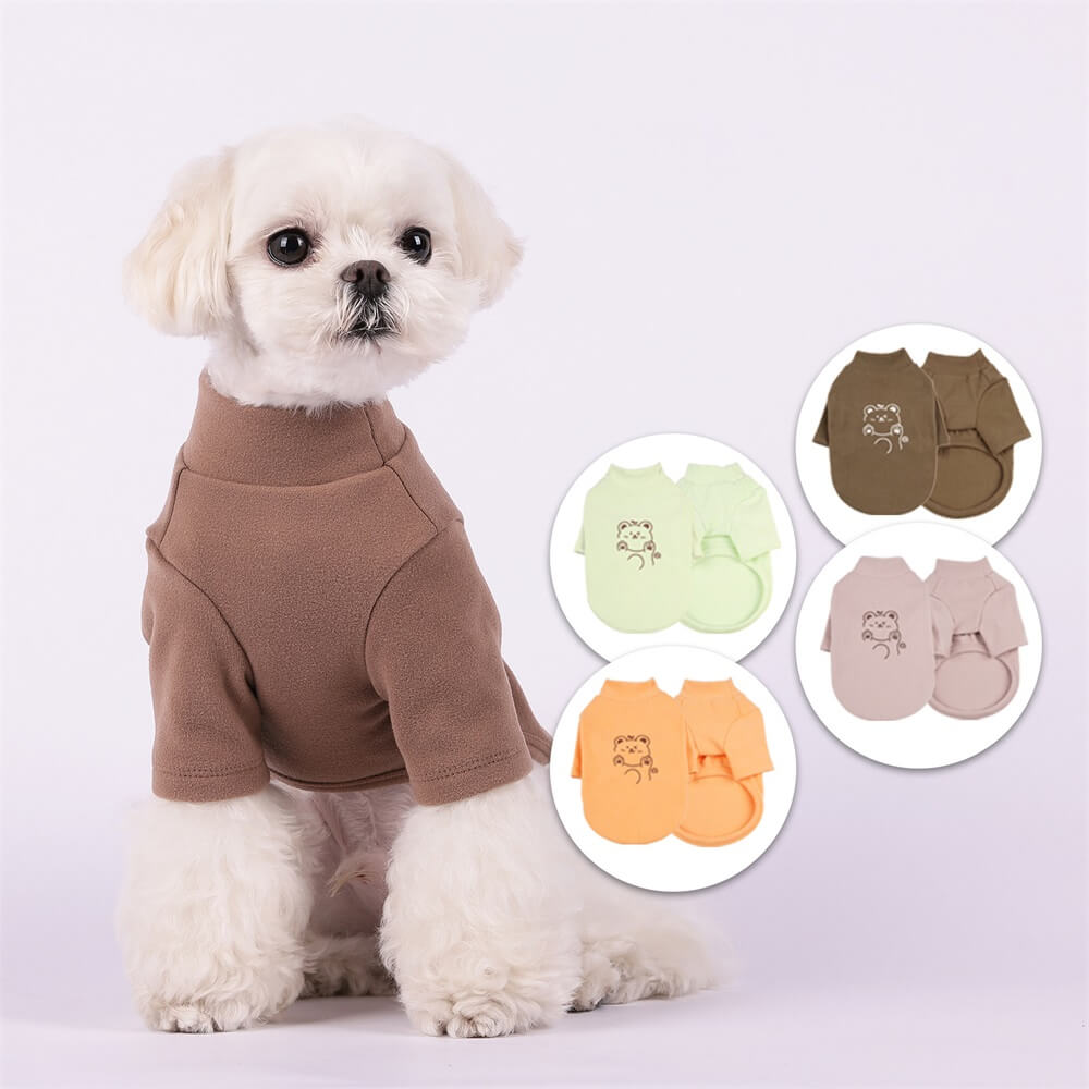 Cute Bear Print Dog T-Shirt – Soft and Stylish for Everyday Comfort