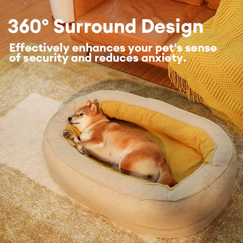 Cama ortopédica para cachorro donut