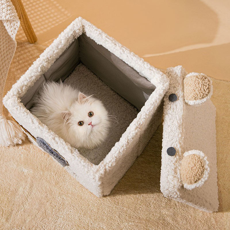 Animal Series Dobrável Soft Cat Cave Bed Cat House