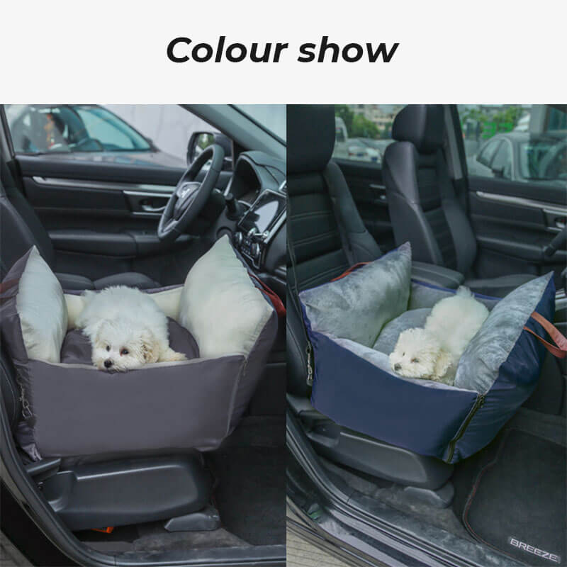 Cama de transporte de carro de viagem para animais de estimação de dupla face à prova d'água cama de assento de carro para cachorro