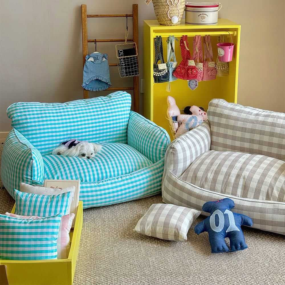 Good Things Linho Respirável Conforto Sofá-cama para animais de estimação Cama para cães