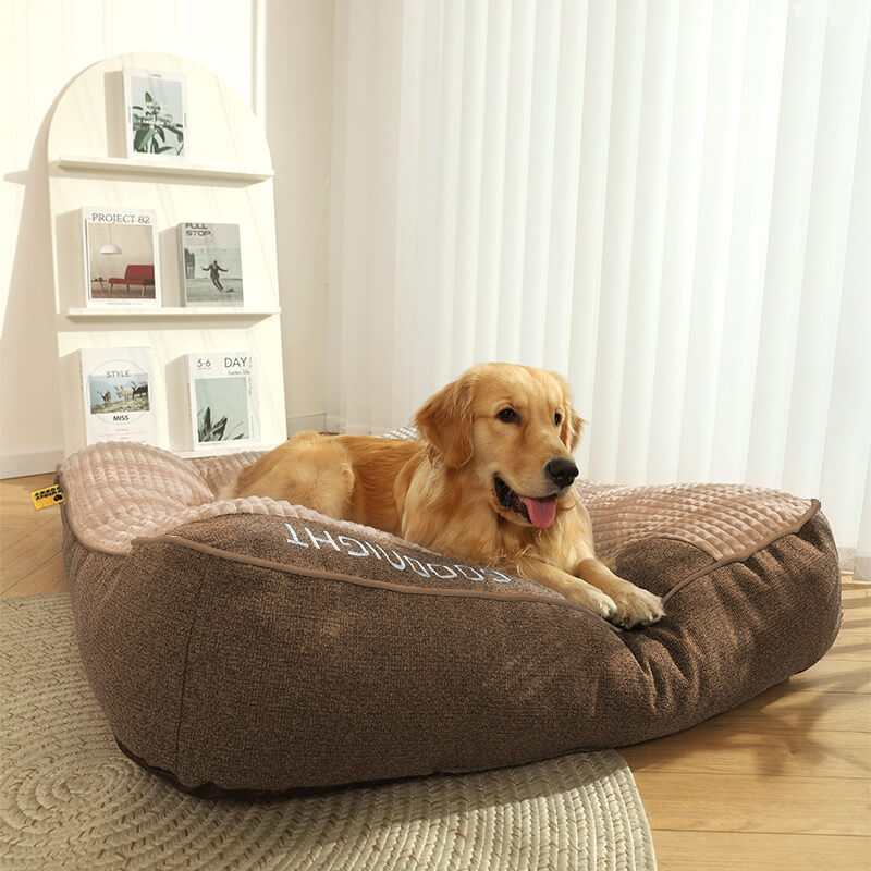 Customized Large Thick Scratch-resistant Spine Protection Dog Cushion Bed