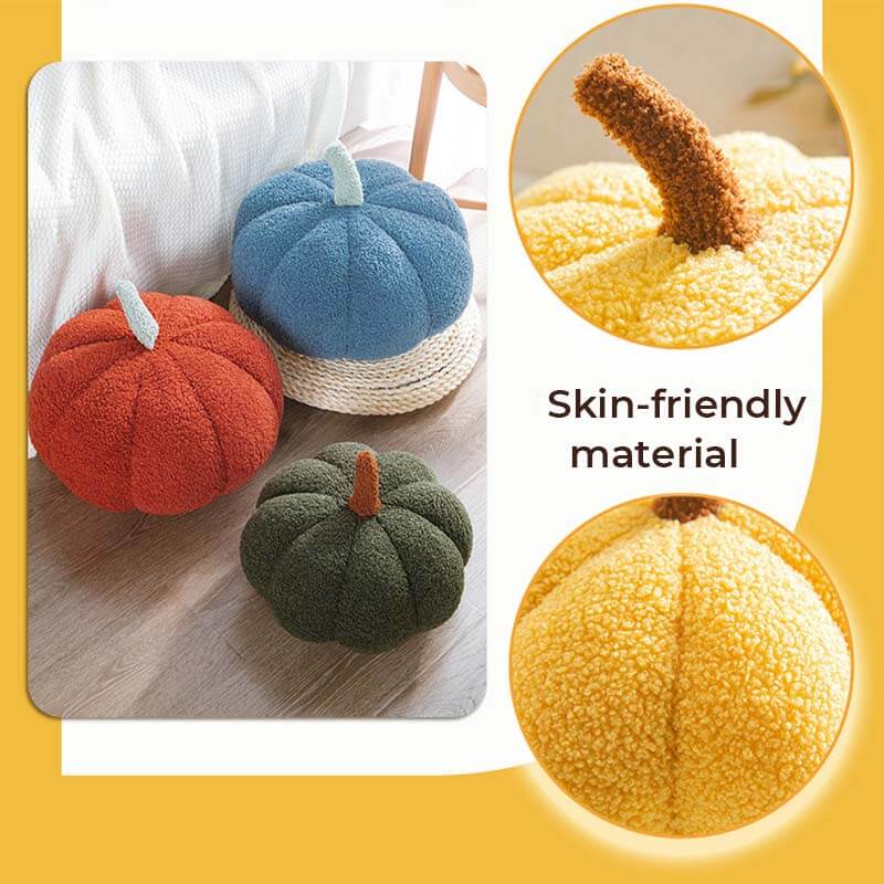 Teddy Fleece Pumpkin Pillow Sofa Pillow