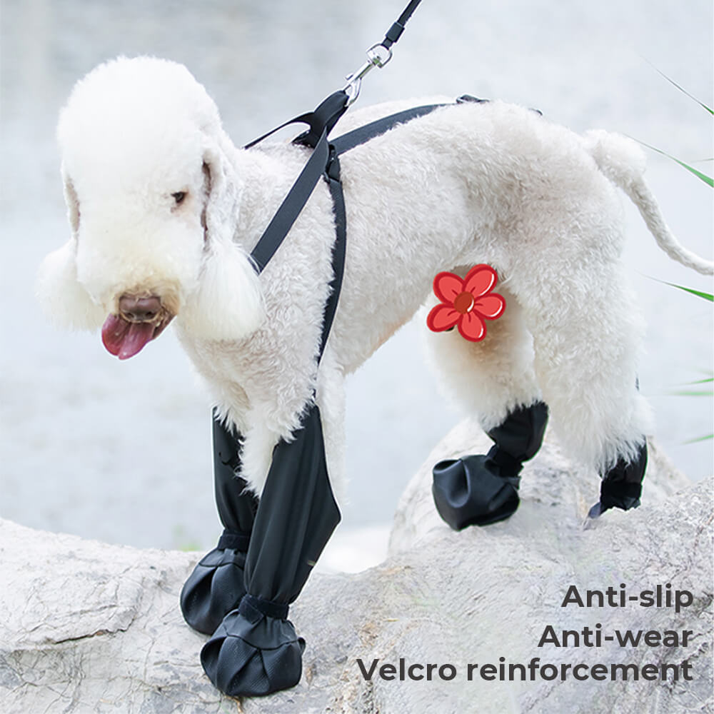 Waterproof Anti-Slip Dog Boot Leggings - Portable Durable and Dirt-proof