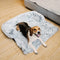Calming Furniture Protector Dog Bed - Fuzzy Backrest