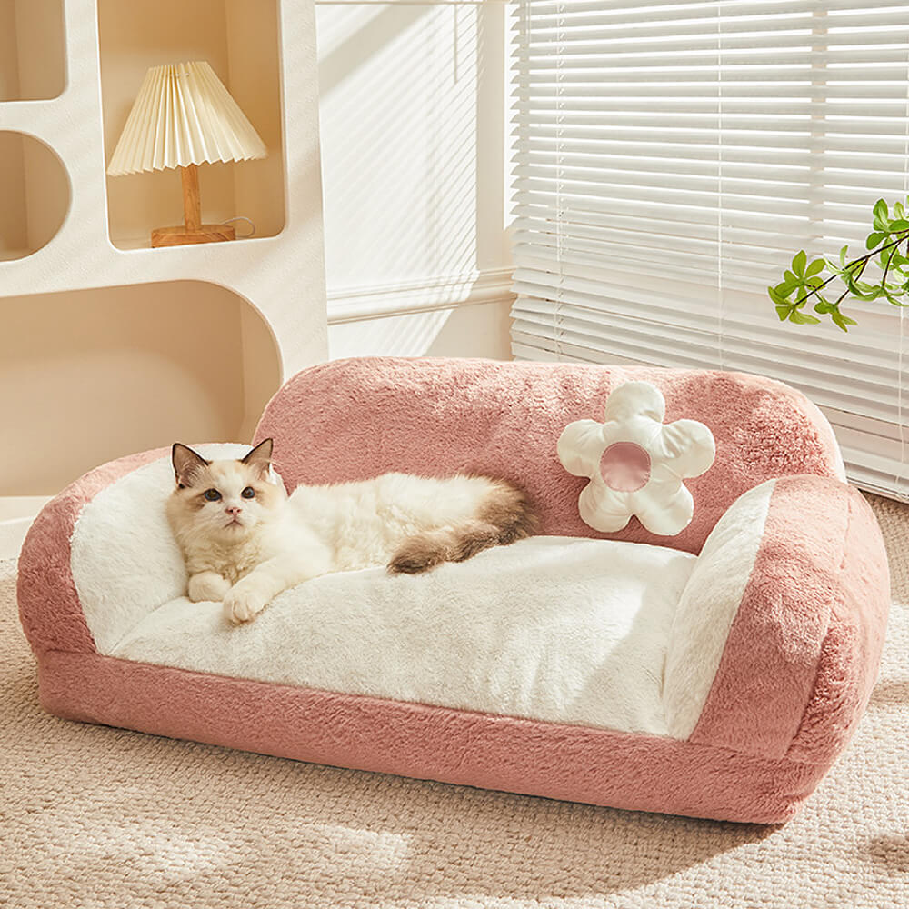 Sofá-cama de gato quente de pelúcia para lazer e moda