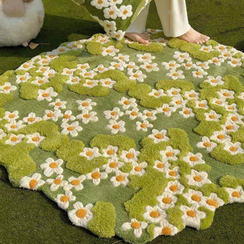 Wonderland Daisy Carpet Tapete para animais de estimação Tapete para animais de estimação