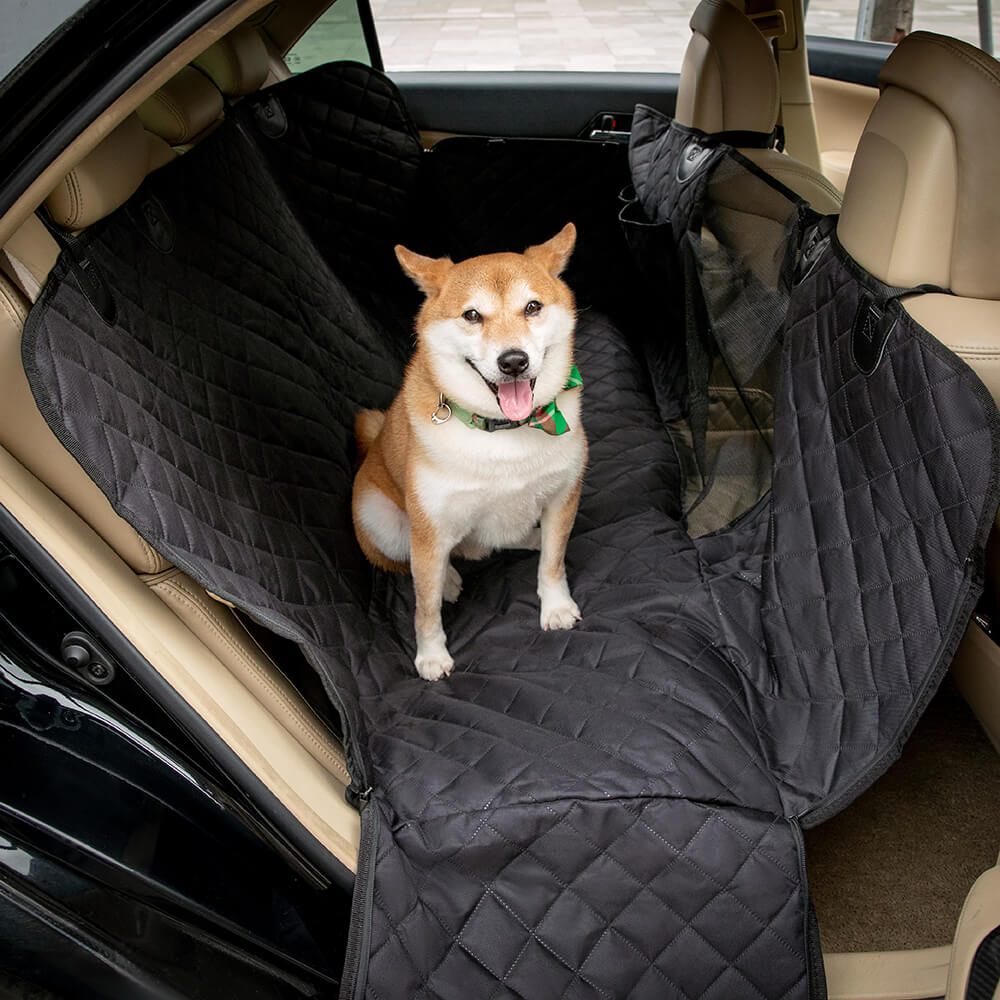 Capa de assento de carro multifuncional em tecido Oxford para cães