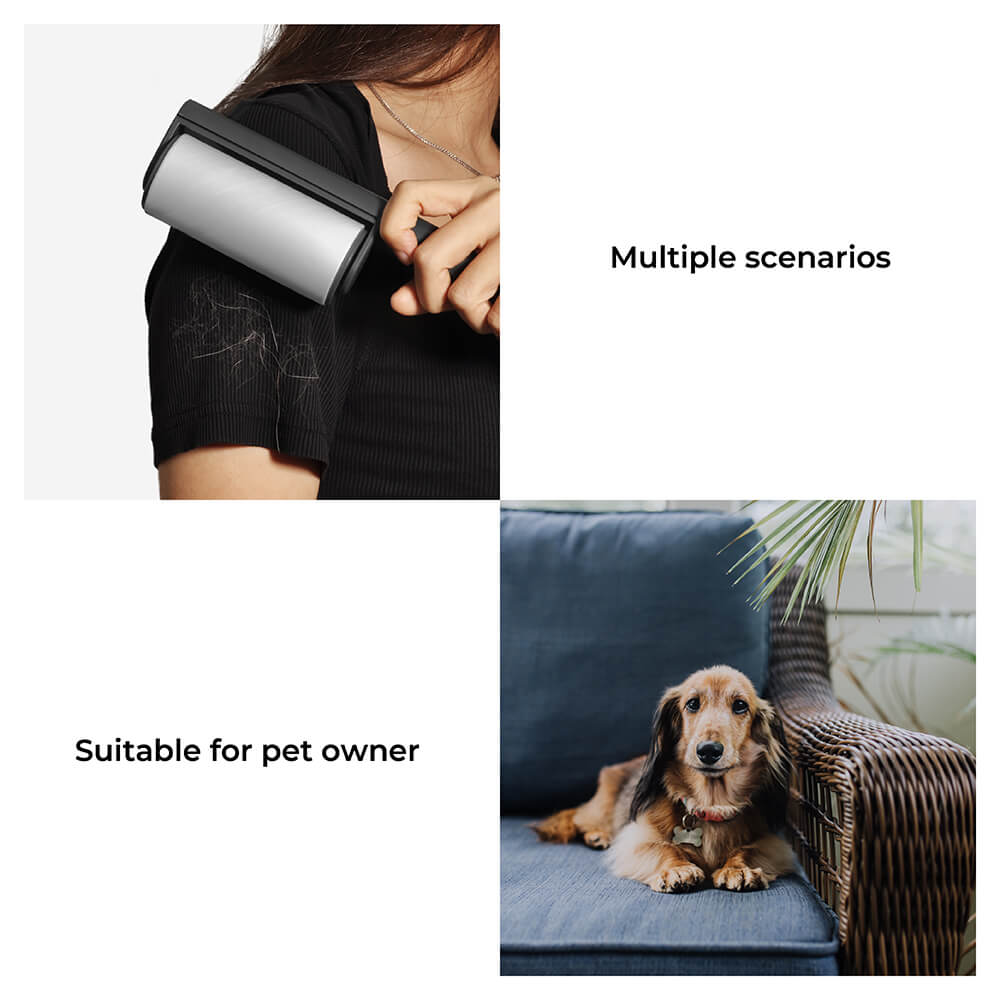 Cylinder Vertical Pet Sticky Hair Lint Roller