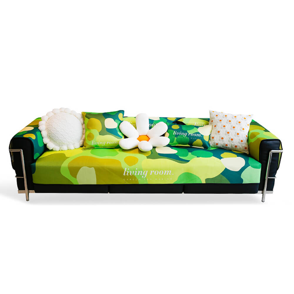Capa de sofá protetora de móveis anti-riscos floral supermacia