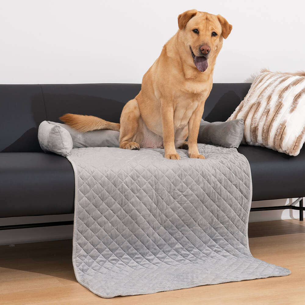 Protetor de móveis calmante à prova d'água para cachorro capa de sofá cama